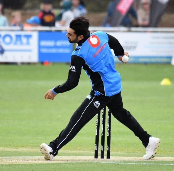 Charles Amini Junior was able to spend time with Afghanistan star Rashid Khan.