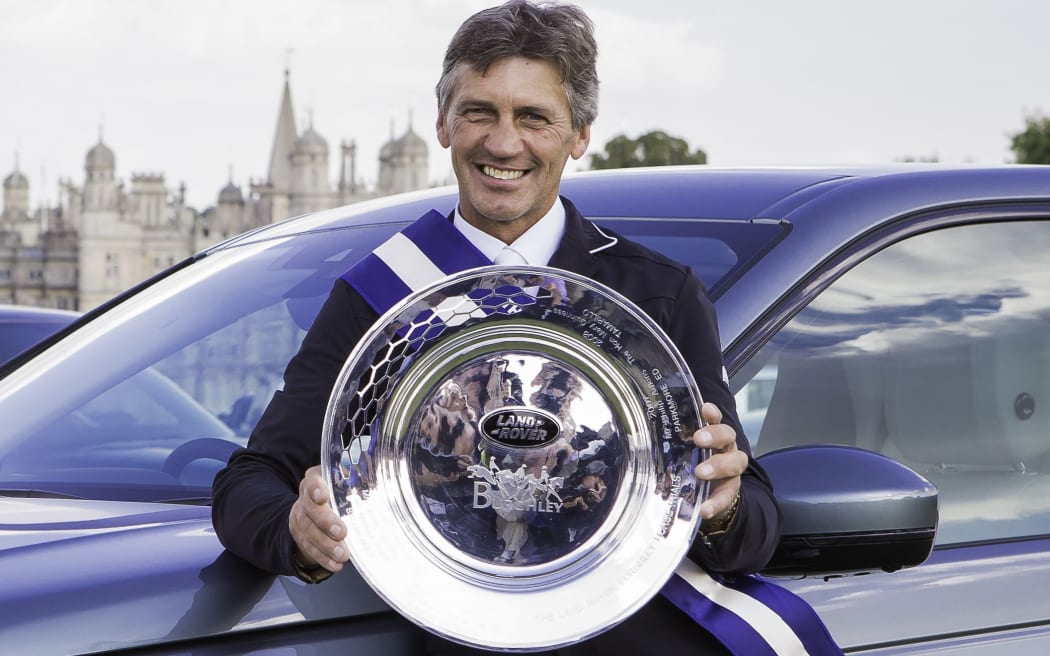 New Zealand equestrian Andrew Nicholson wins his third straight Burghley title in 2014.