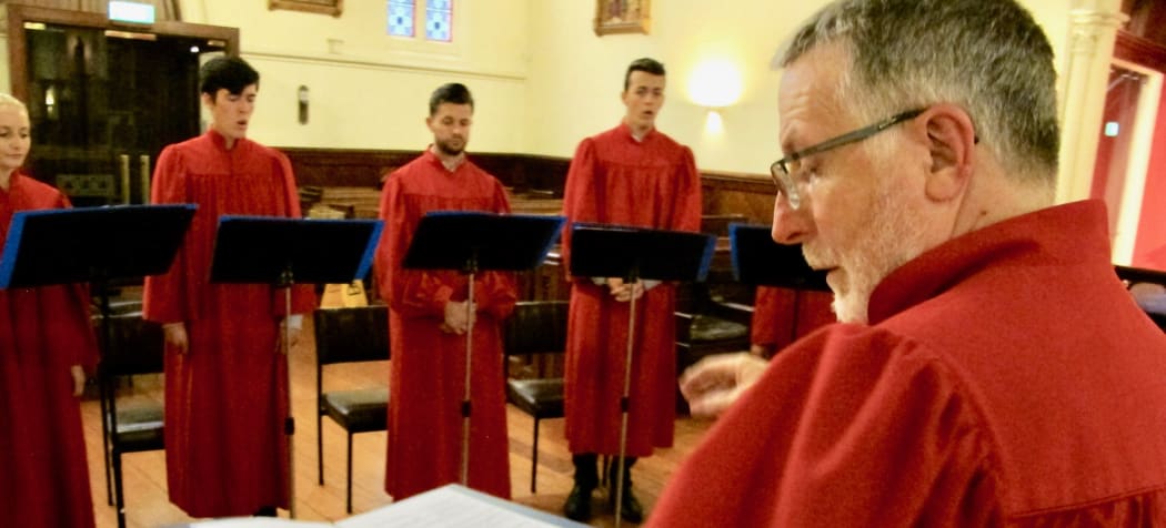 St Patrick's Cathedral vocal ensemble, conducted by Music Director James Tibbles