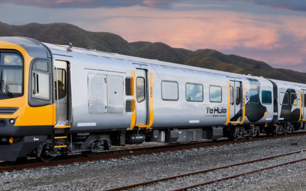 The new Hamilton to Auckland passenger train service called Te Huia will start in early April 2021.