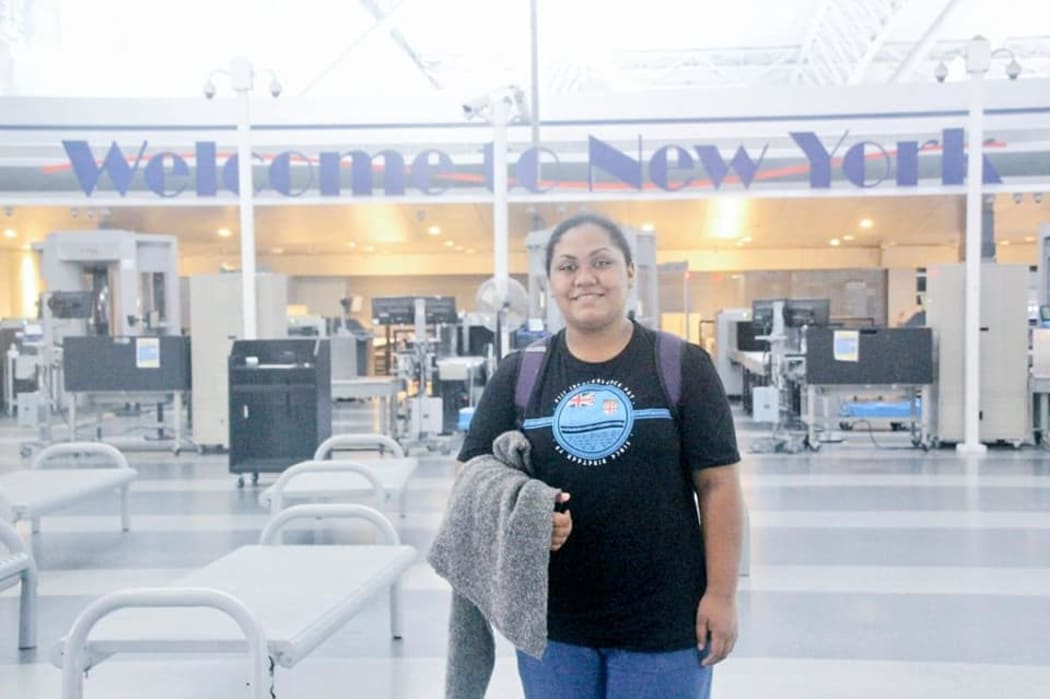 Young Fijian eco champion AnnMary Raduva.