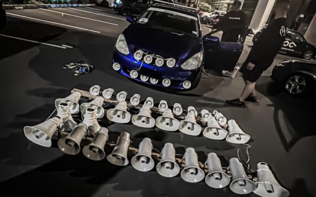 The S.W.A.T. Team gather each week to work on their cars and plan their next battle.