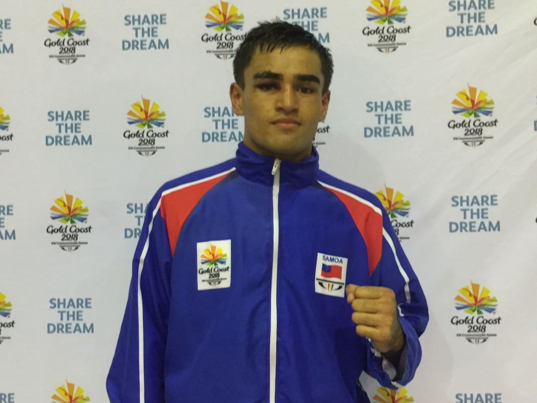 Samoan boxer Ato Plodzicki-Faoagali has a shot at gold at the Commonwealth Games