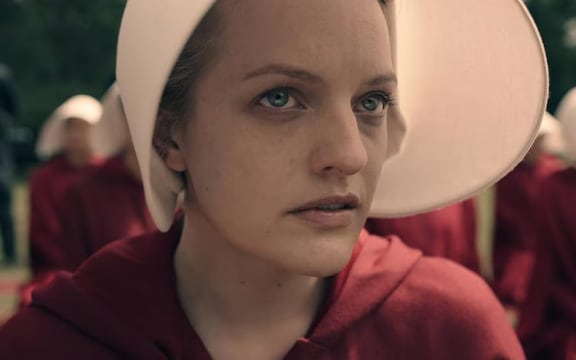 Elisabeth Moss (pictured) led all six seasons of The Handmaid's Tale as June Osborne, a woman whose identity was stripped by the totalitarian Gilead regime.