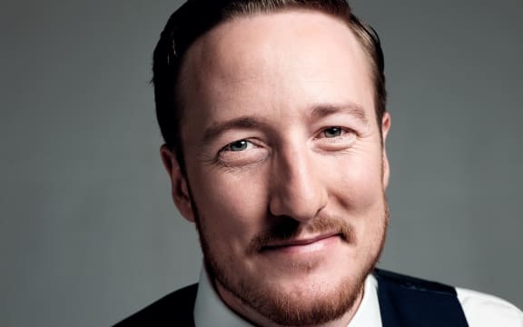 New Zealand baritone Chris Bruerton is part of the sextet The Kings Singers.