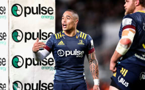 Highlanders halfback Aaron Smith during the 2020 Super Rugby Aotearoa season.