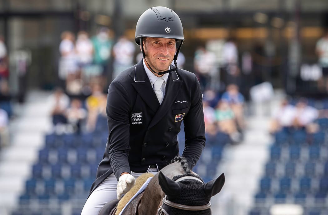 NZL-Tim Price rides Vitali during the Eventing Dressage Team and Individual Day 2 - Session 3. Tokyo 2020 Olympic Games. Saturday 31 July 2021. Copyright Photo: Libby Law Photography