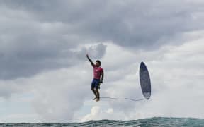 Gabriel Medina During the Paris 2024 Olympic Games.