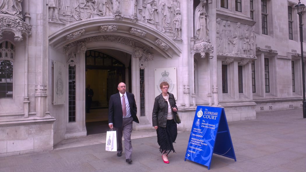 Mark Lundy's sister Caryl and brother-in-law Dave Jones attended the hearing in London.