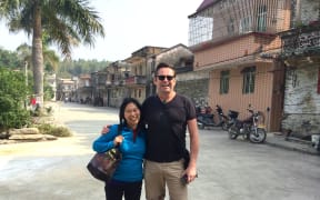 Renee Liang and Gareth far in Guangdong
