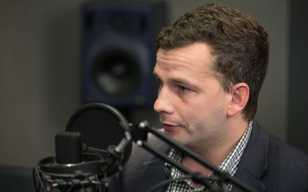 David Seymour in the RNZ Auckland studio.