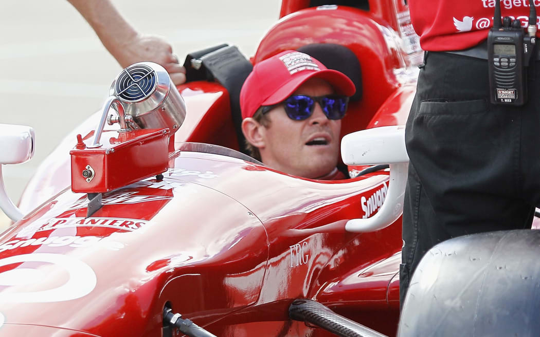 Scott Dixon racing in Texas in 2013.