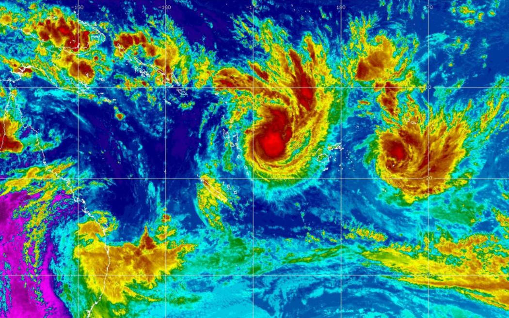 Multiple storms gather in Pacific, Cyclone Yasa is in centre