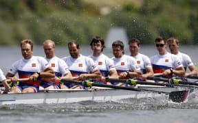 Russian rowers.
