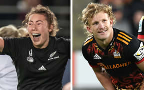 Maiakawanakaulani Roos and Damian McKenzie