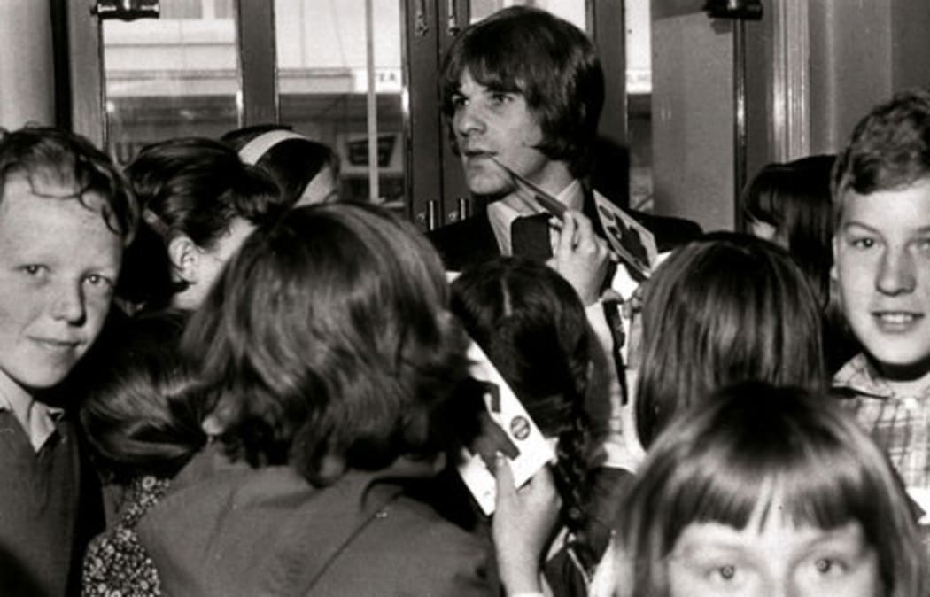 Gene Pierson with fans in the late 1960s.