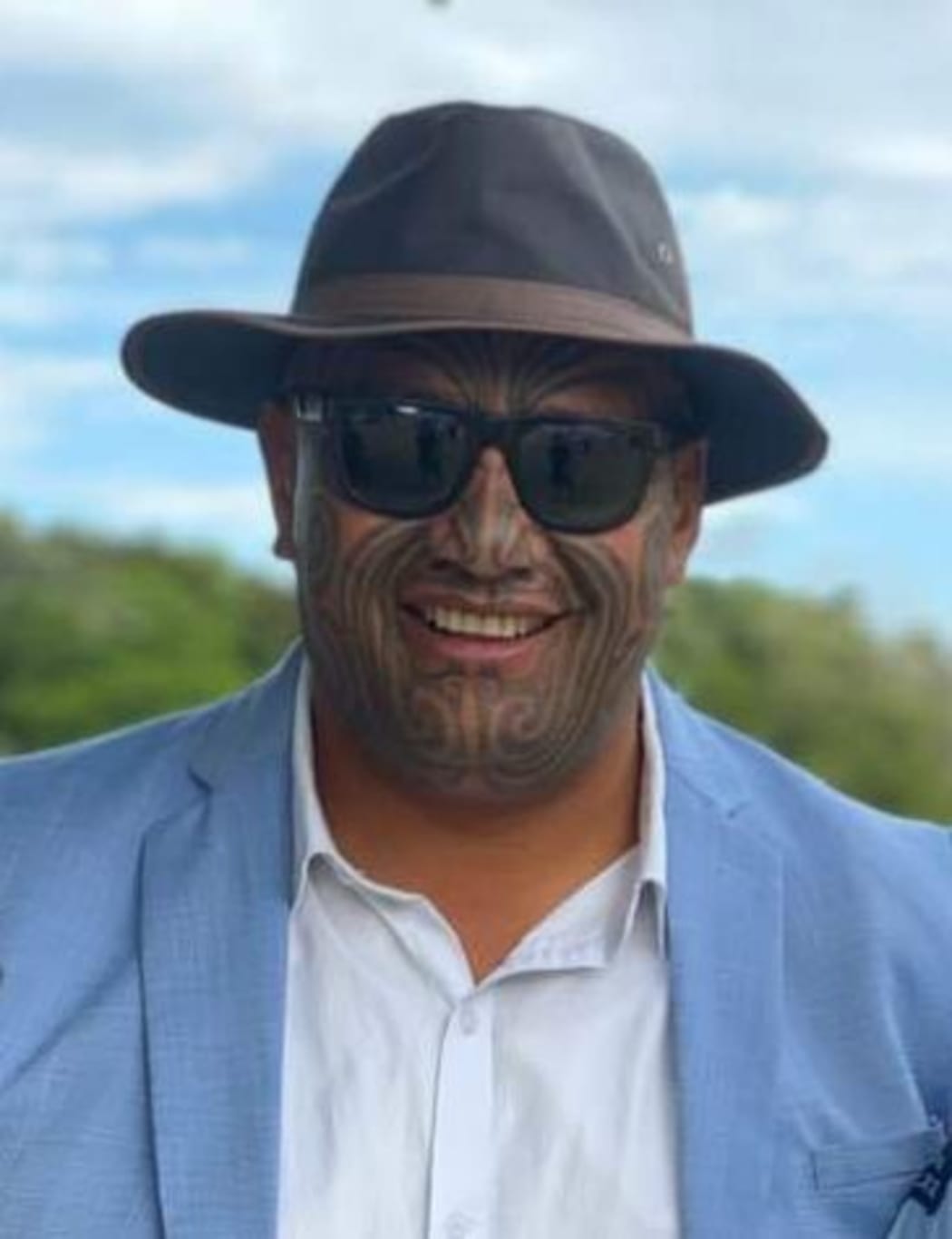 A man wearing a hat.