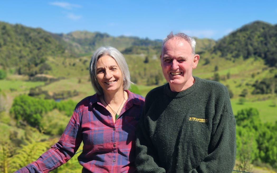 Kieren and Ngaire Faull - highly commended in environmental leadership in farming at the Taranaki Regional Council Environmental Awards 2024.