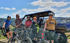 Cyclists shuttled to the top of That Place