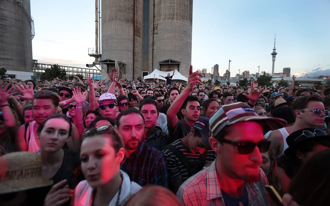 Audience at Laneway Festival 2015