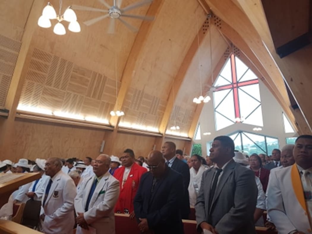 Inside the Tuvalu Christian Church, Henderson