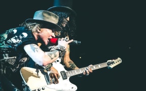 Axl Rose and Slash are bringing their Not In This Lifetime tour to New Zealand.