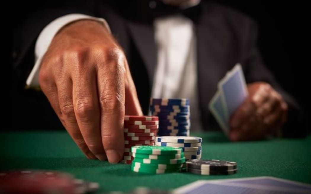 Casino gambling chips.