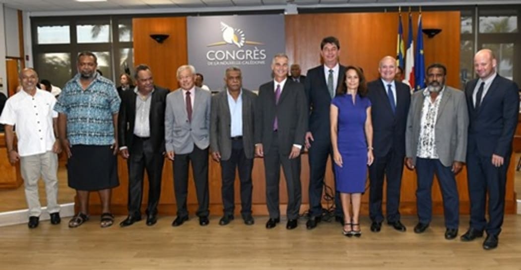 New Caledonia government lineup.