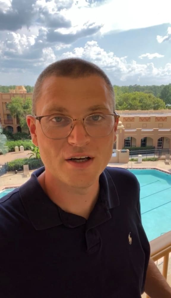 Ben Golliver at his Disney World hotel