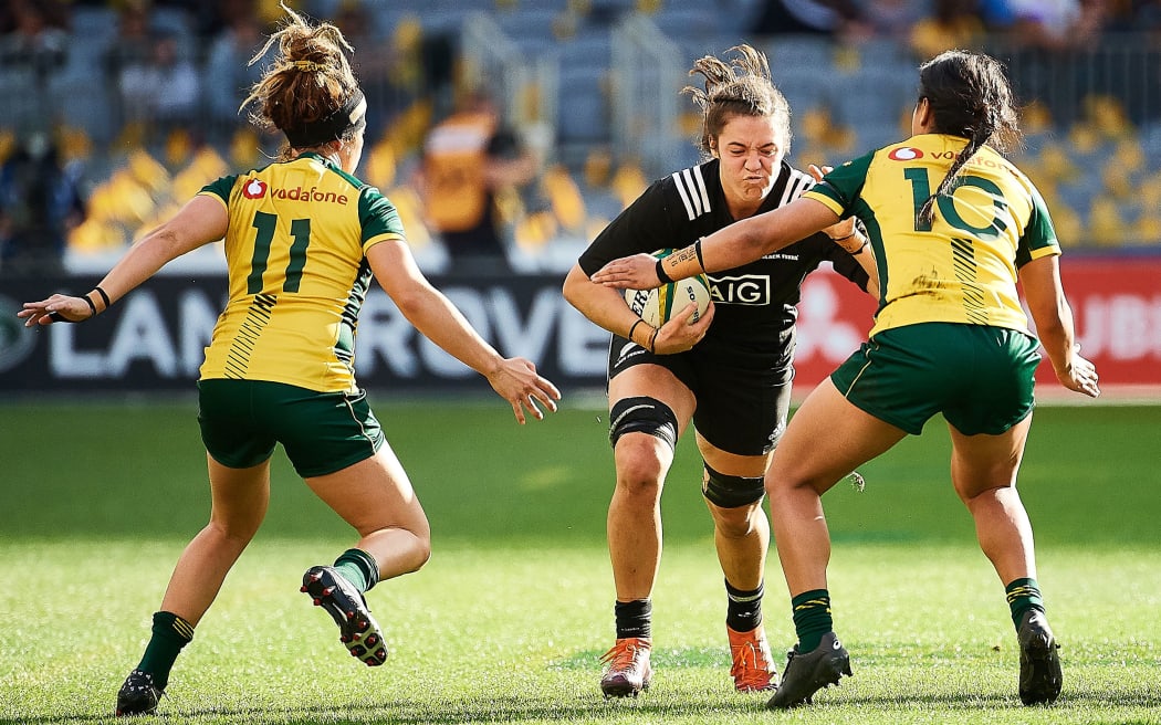 Pia Tapsell of the Black Ferns a