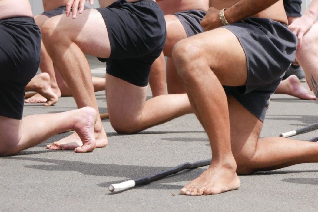 Inmates from Hawke's Bay prison's Māori focus unit Te Tirohanga performed a powerful haka pōwhiri to welcome Topia Rameka to his new role.