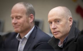 From left: Rotorua Economic Development interim chief executive Andrew Wilson and chairman John McRae