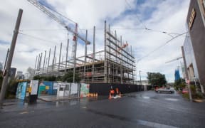 The Park Hyatt hotel pictured under construction in August 2017.