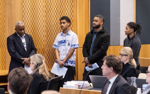 From left, Nemani Tunidau, Eparama Tunidau, Epineri Tunidau and Dontey Tunidau
