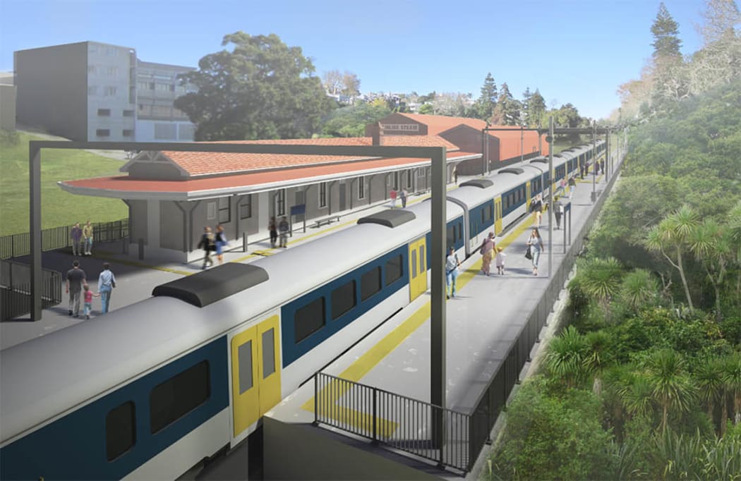 An artist's impression of Parnell Station.