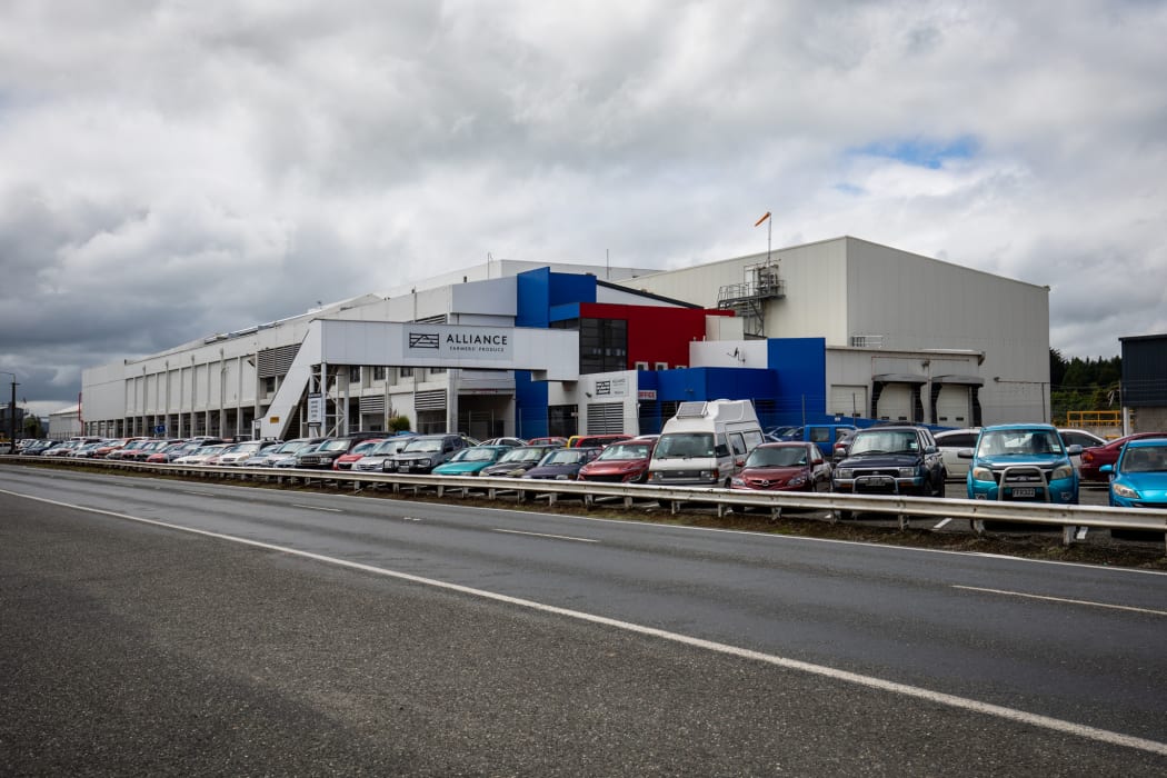 Mataura meatworks plant.