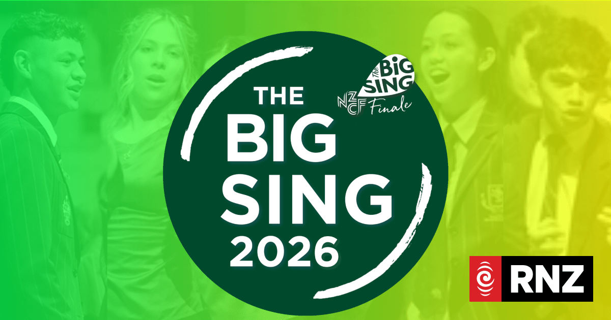 The Big Sing's finale gala begins! Watch live as NZ's top school choirs take the stage in Christchurch