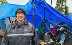 Mt Messenger bypass protester Marie Gibbs.