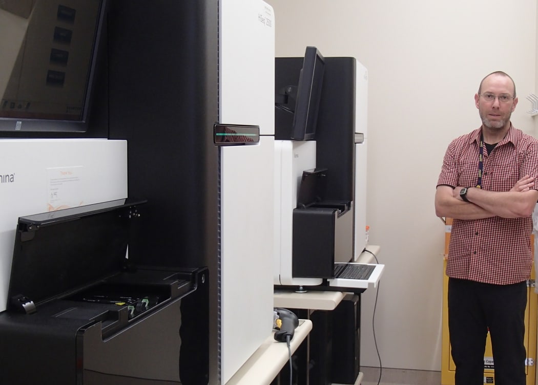 Aaron Jeffs and genome sequencing machines