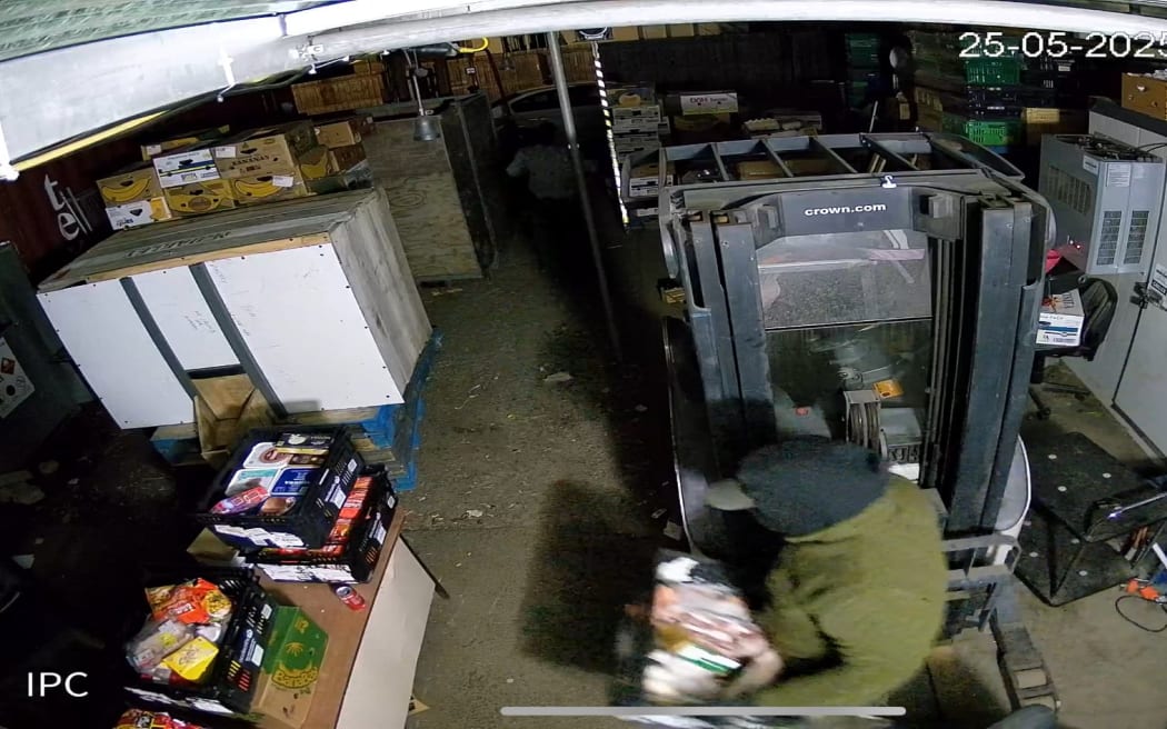 Two individuals dressed in balaclavas and gloves broke the locks of Hoon Hay Foodbank's walk-in freezer and chiller on Sunday.