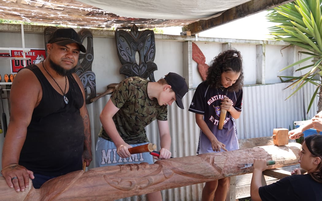 Henare Norris, Corey Holland, Misteri McCartney and Mia Haerewa.