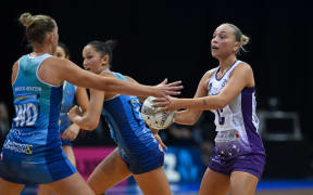 Mila Reuelu-Buchanan
ANZ Premiership Netball Grand Final 2023. Stars v Mystics, Globox Arena, Hamilton, New Zealand. Sunday 4 June 2023. © Mandatory credit: Andrew Cornaga / www.photosport.nz