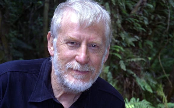 Richard Nunns at Karori Wildlife Sanctuary during the recording of He Ara Pūoro.