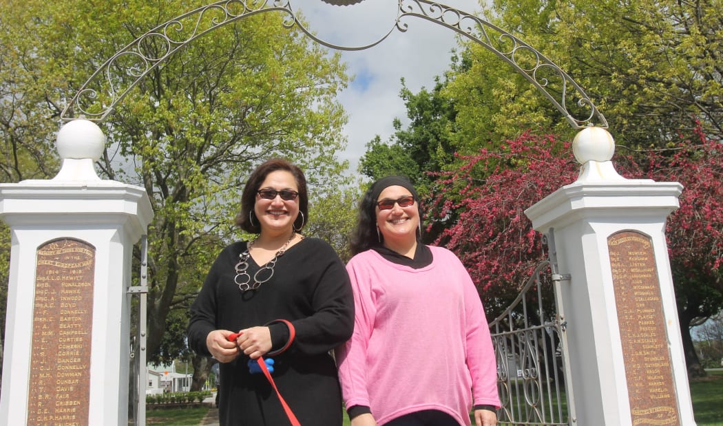 Pip Maynard, left, and twin sister Melanie are both elected representatives in South Wairarapa
