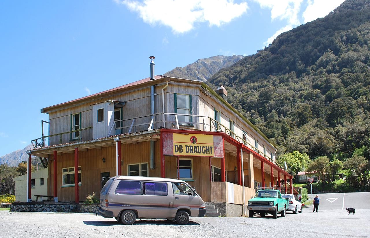 Otira Pub owner Gillian MacDougall says the pub is hemmed in on all sides by slips.