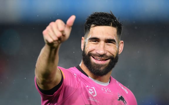 James Tamou of the Penrith Panthers.