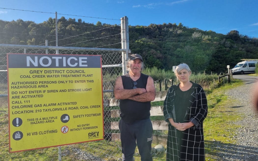 Landowners Adrian and Christine Van Dorp.
