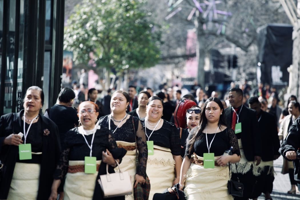 Siasi Tonga Tau'ataina Free Church of Tonga Choir and Brass band with Viliami Telefoni.