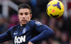 Manchester United striker Robin van Persie.