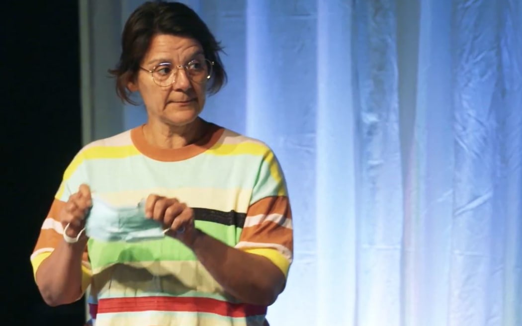 Entertainer and singer Jackie Clarke plays the protective mother in Spark.